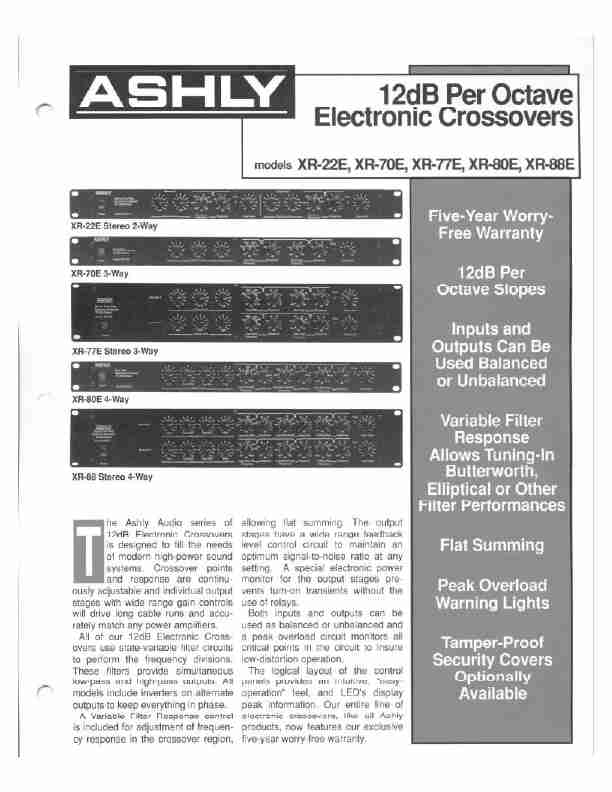 Ashly Stereo Amplifier XR-22E-page_pdf